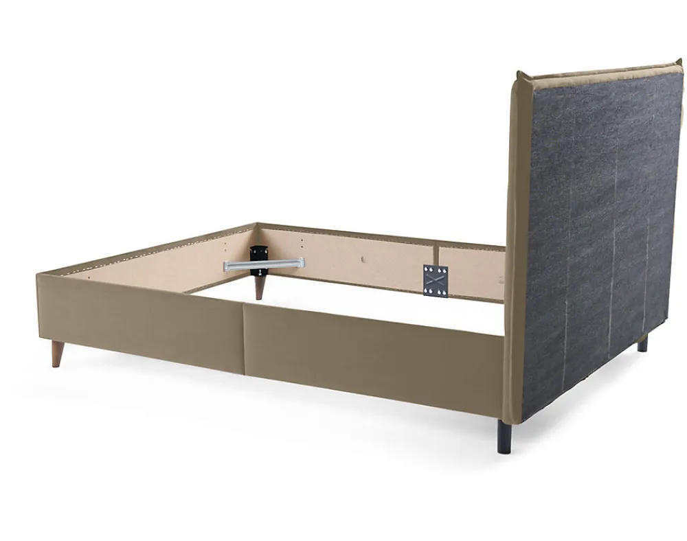 Dali - cadre de lit - 140x190 - en velours ->Best Mobilier Clearance