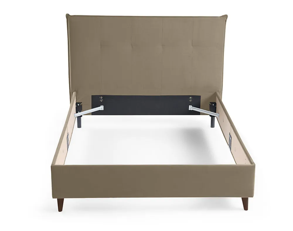 Dali - cadre de lit - 140x190 - en velours ->Best Mobilier Clearance