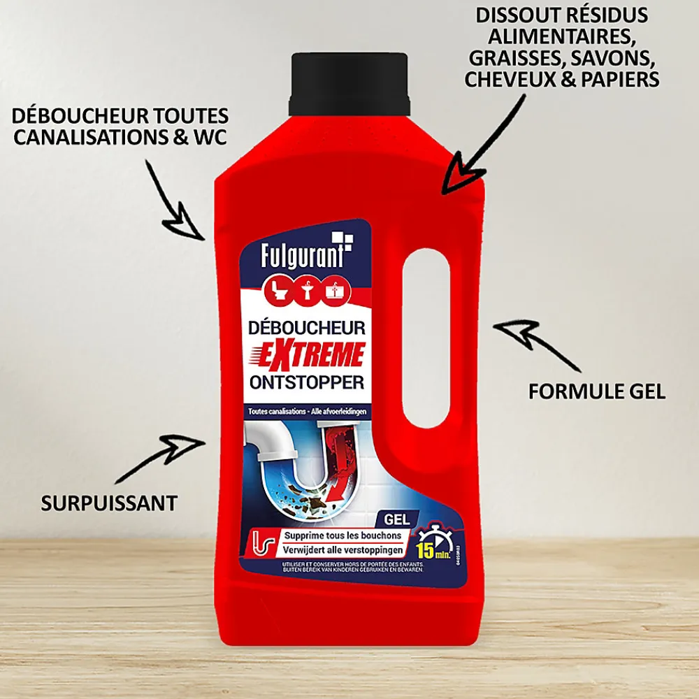 Déboucheur canalisation Fulgurant 1L> Online