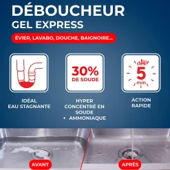 Starwax Déboucheur express canalisations 1L* Déboucheur