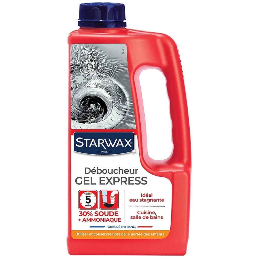 Starwax Déboucheur express canalisations 1L* Déboucheur