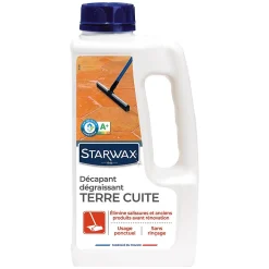 Décapant avant protection tomettes et terres cuites 1L>Starwax