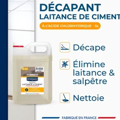Starwax Décapant laitance de ciment carrelages 5L* Produits De Gros Lessivage