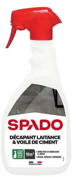 Spado Décapant laitance et voile de ciment professionnel 500ml* Produits De Gros Lessivage