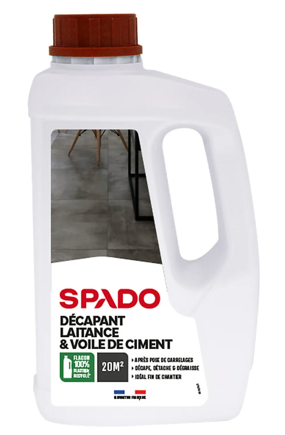 Décapant laitance et voile de ciment professionnel 1L>Spado Hot