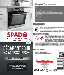 Décapant pour four et accessoires 600ml>Spado Sale