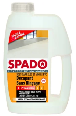 Décapant sans rinçage sols carrelés et vinyle pvc 1L>Spado Best