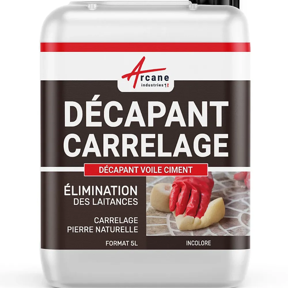 Arcane Industries DÉCAPANT VOILE CIMENT - 5 L -* Nettoyant Et Entretien Pour Sol