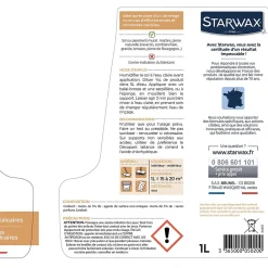 Décapant voiles de ciment marbre et pierres naturelles 1L>Starwax Clearance