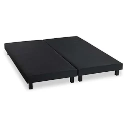 Rakenne Lot de 2 Sommiers tapissiers a lattes 180 x 200 cm - Bois massif noir + Pieds><noscript><img width=