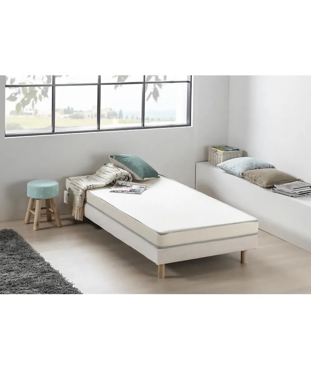 Deko Dream DEKODREAM Matelas mousse 90 x 190 cm - Confort ferme - Epaisseur 12 cm - KIETOA* Matelas