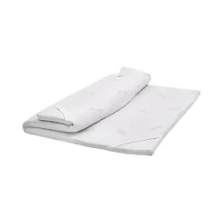 Demolo surmatelas double, Surmatelas pour améliorer la posture, Surmatelas en mousse à mémoire de forme, 160x200xh5 cm>Talamo Italia