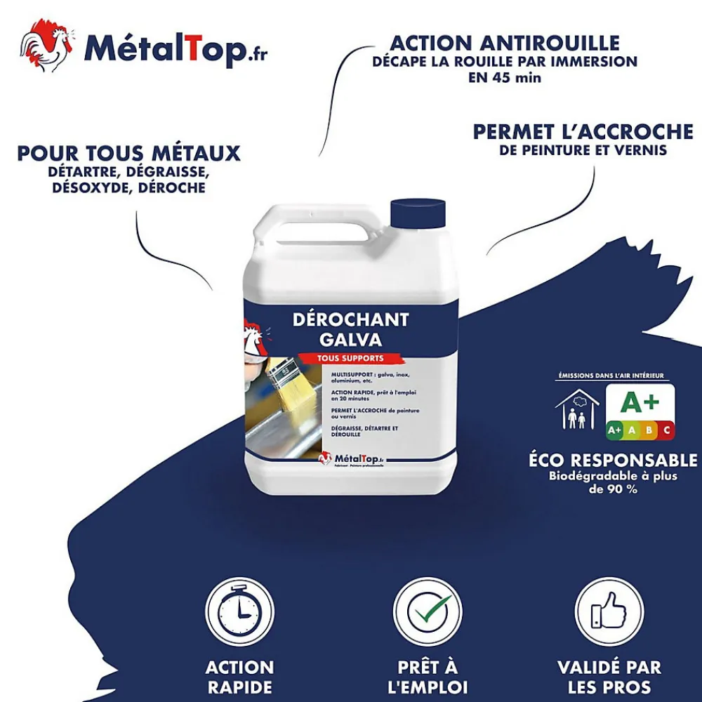 Derochant Galva Aluminium Chrome Béton - 60 L - Métaltop>Metaltop Clearance