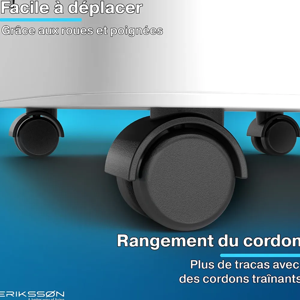 Eriksson Deshumidificateur - Dry Pro Plus - Blanc - Déshumidifie jusqu'à 16 litres par jour* Déshumidificateur D'Air
