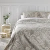 Dessus de lit 260 x 240 cm + 2 Taies 60 x 60 cm "Marie" - Lin>Atmosphera New