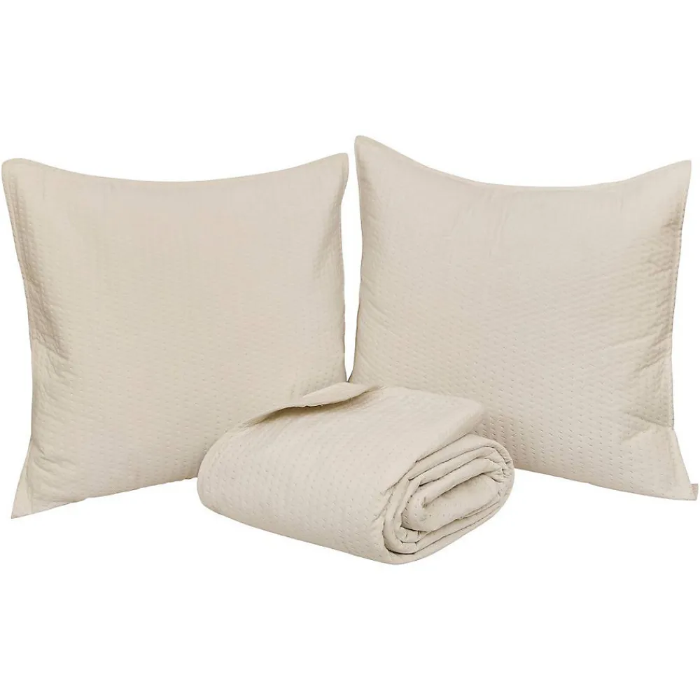 Dessus de lit Lilou ivoire 260x240cm - Atmosphera>Atmosphera Créateur D'Intérieur Sale