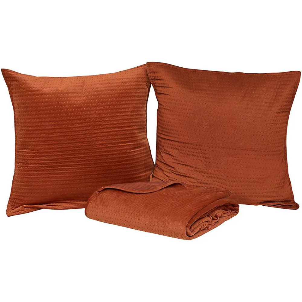 Dessus de lit Lilou terracotta 260x240cm - Atmosphera>Atmosphera Créateur D'Intérieur