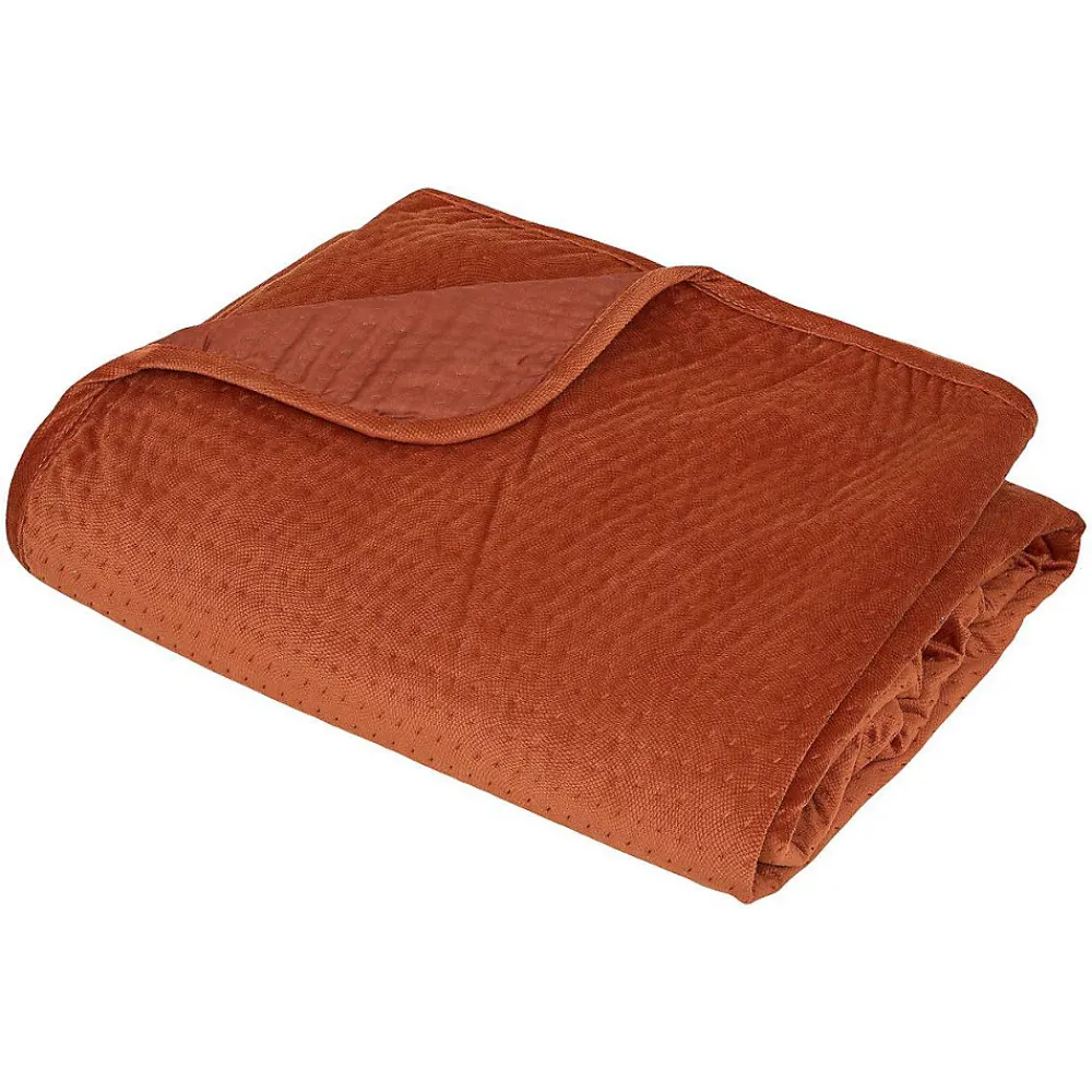 Dessus de lit Lilou terracotta 260x240cm - Atmosphera>Atmosphera Créateur D'Intérieur