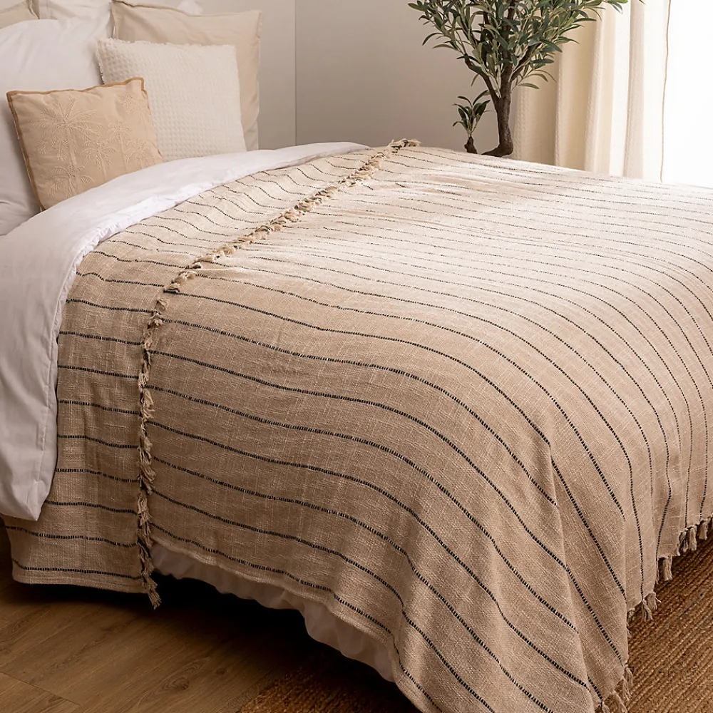 Dessus de lit Luisa 240x260cm beige - Atmosphera>Atmosphera Créateur D'Intérieur New