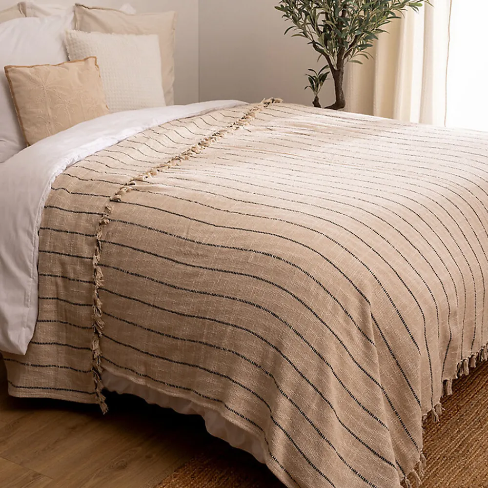 Dessus de lit Luisa 240x260cm beige - Atmosphera>Atmosphera Créateur D'Intérieur New