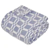 Dessus de lit Nuvia bleu indigo 260x240cm - Atmosphera>Atmosphera Créateur D'Intérieur Sale