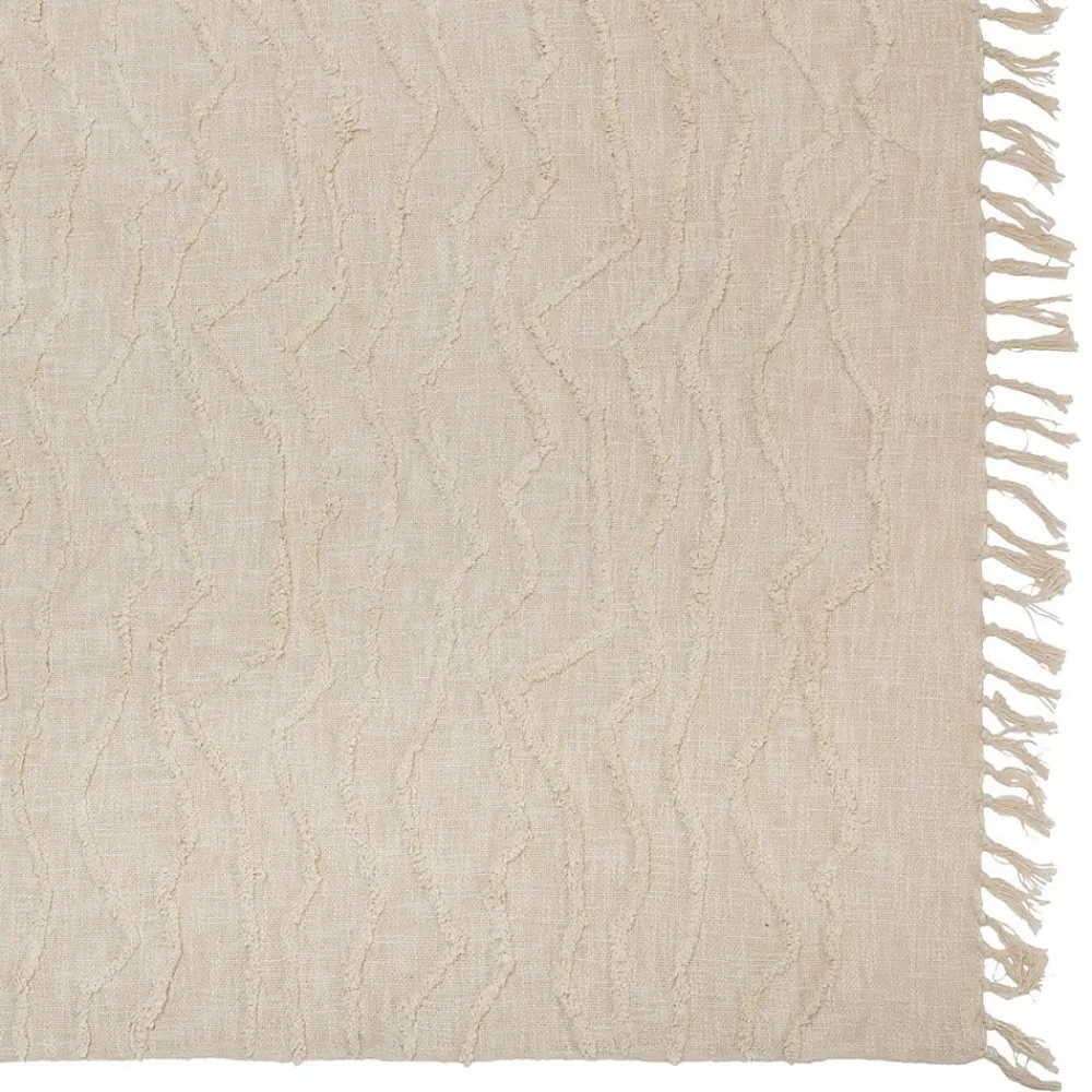 Atmosphera Créateur D'Intérieur Dessus de lit Slub tufté 240x260 coton* Boutis, Couvre-Lit, Édredon