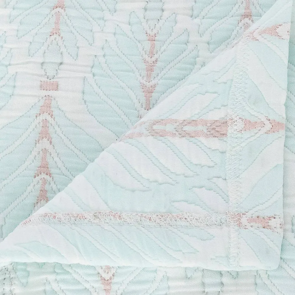 Dessus de lit Wild jacquard bleu clair 240x260cm - Atmosphera>Atmosphera Créateur D'Intérieur New