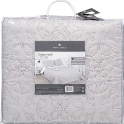 Dessus de lit 240x260 + 2 taies Arabesque lin><noscript><img width=