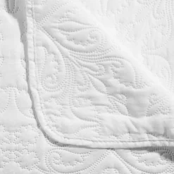 Atmosphera Créateur D'Intérieur Dessus de lit 240x260 + 2 taies Arabesque Ivoire.* Boutis, Couvre-Lit, Édredon