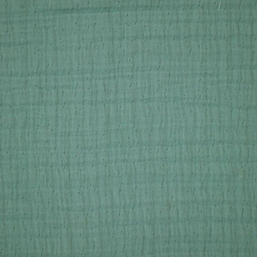 Dessus de lit 180x250 cm BREHAT 100% gaze de coton vert lichen>Linnea Clearance