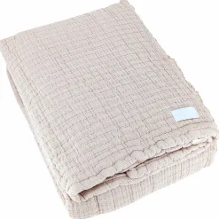 Dessus de lit 180x250 cm en coton lavé SEVILLE blanc latte>Linnea Sale