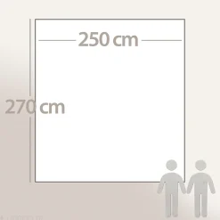 Linnea Dessus de lit 270x250 cm en coton lavé SEVILLE gris bronze* Boutis, Couvre-Lit, Édredon