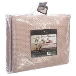 Atmosphera Créateur D'Intérieur Dessus de lit 240x260 Dolce rose + 2 taies* Boutis, Couvre-Lit, Édredon