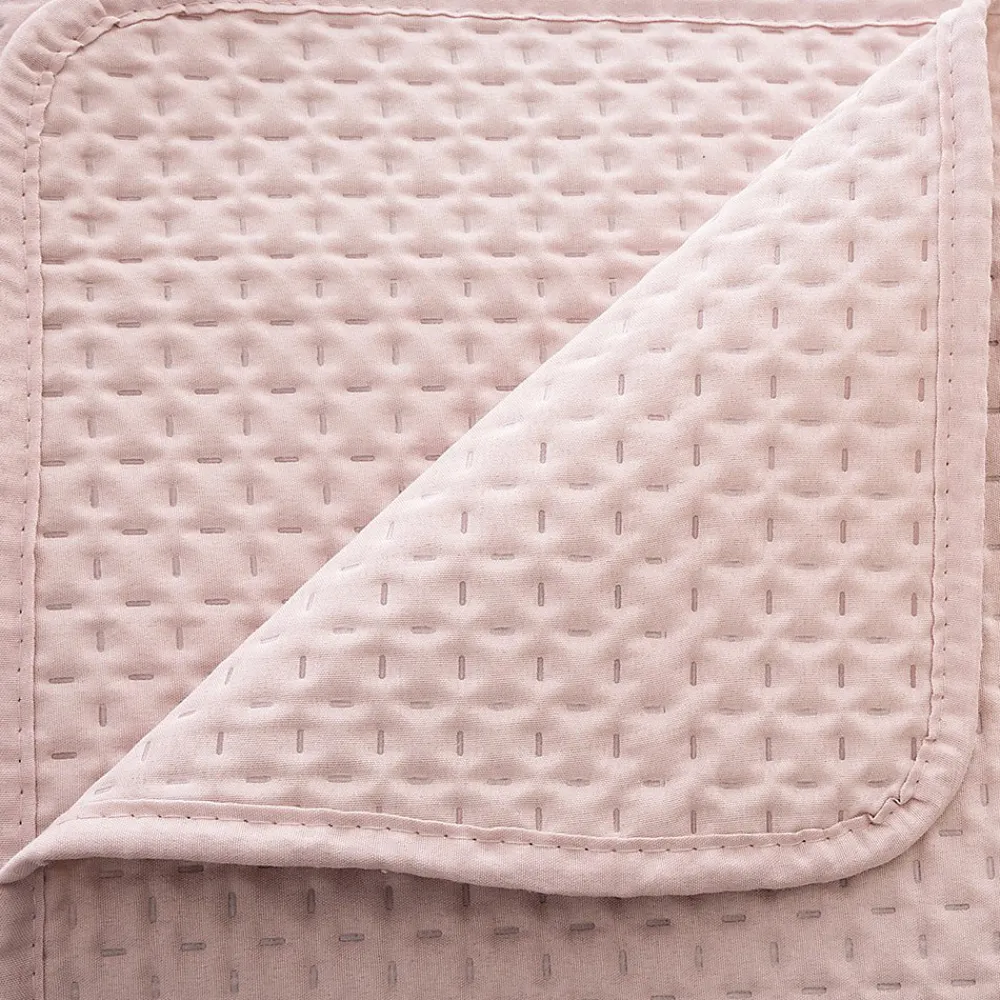 Atmosphera Créateur D'Intérieur Dessus de lit 240x260 Dolce rose + 2 taies* Boutis, Couvre-Lit, Édredon