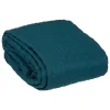 Atmosphera Créateur D'Intérieur Dessus de lit 240x260 Kalia bleu + 2 taies* Boutis, Couvre-Lit, Édredon