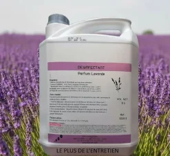 detergent neutre 3D : nettoie, desodorise et desinfecte - Parfum lavande - 5L - Fabrication francaise>Le Plus De L'Entretien New