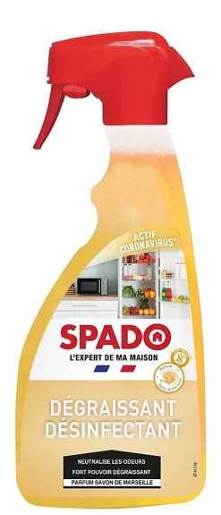 Spado Dégraissant désinfectant cuisine 500ml* Nettoyant Pour Cuisine