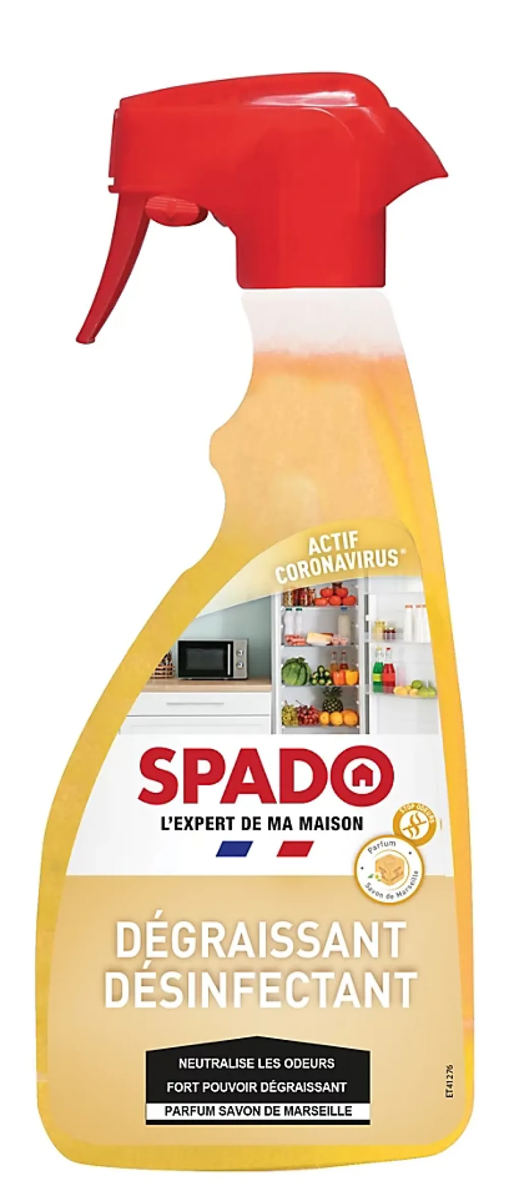 Spado Dégraissant désinfectant cuisine 500ml* Nettoyant Pour Cuisine