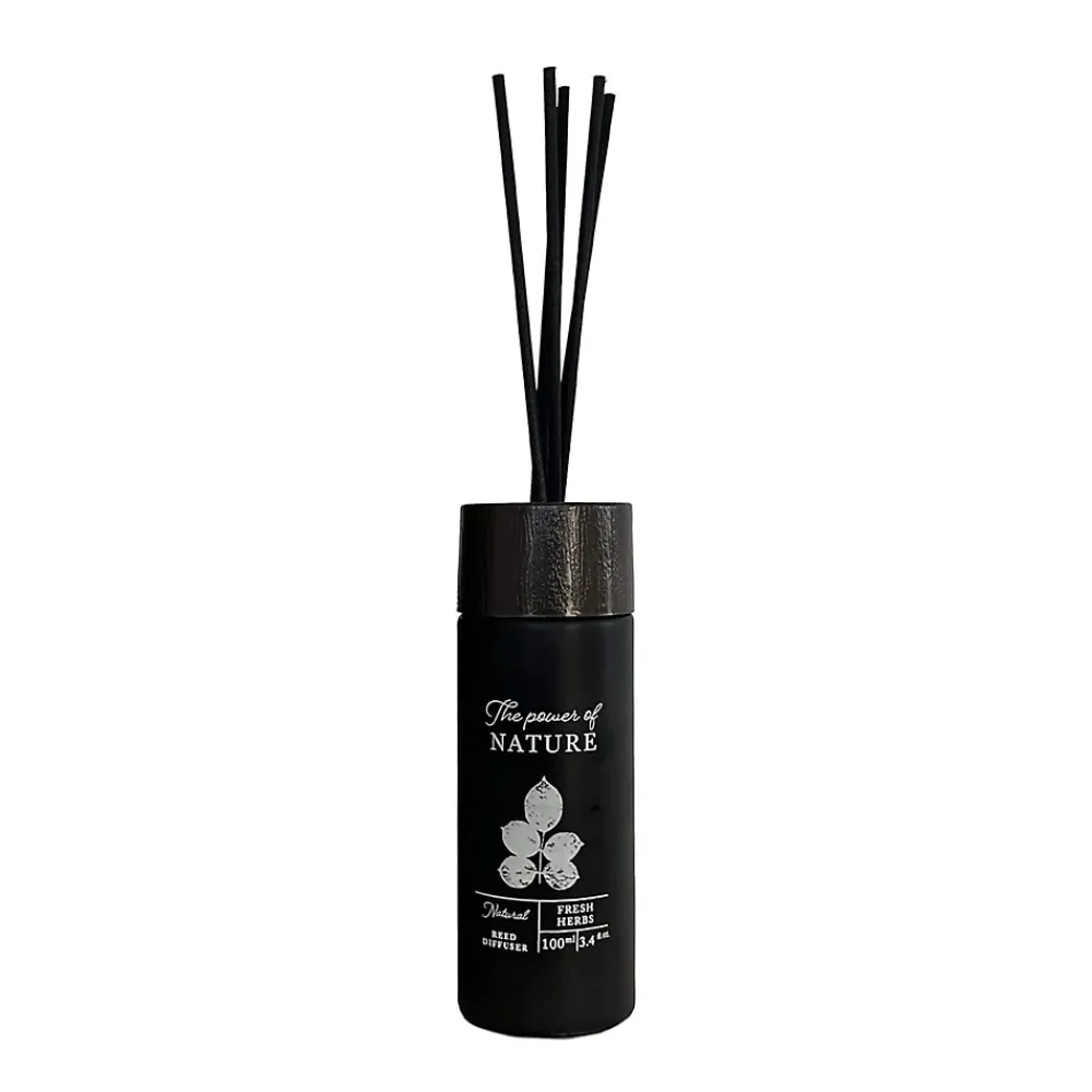 Mobili Rebecca Diffuseur d'Ambiance Parfumé avec 6 Bâtonnets au Parfum d'Herbes Fraîches Idées Cadeaux* Désodorisant Et Parfum D'Ambiance