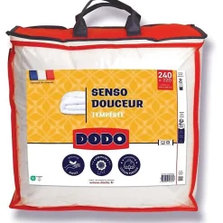 Dodo - Couette tempérée 350 g/m² - SENSO DOUCEUR - 220 x 240 cm - Blanc* Couette