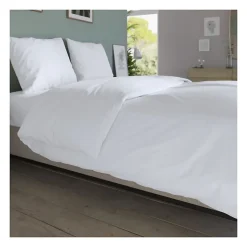 Dodo - Housse de couette - 260x240 cm - Coton - Antibactérien - Blanc - Fabriqué en France* Housse De Couette