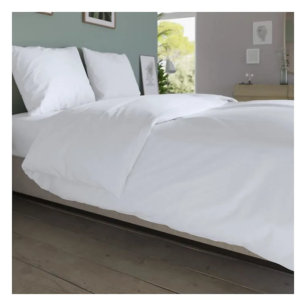 Dodo - Housse de couette - 260x240 cm - Coton - Antibactérien - Blanc - Fabriqué en France* Housse De Couette