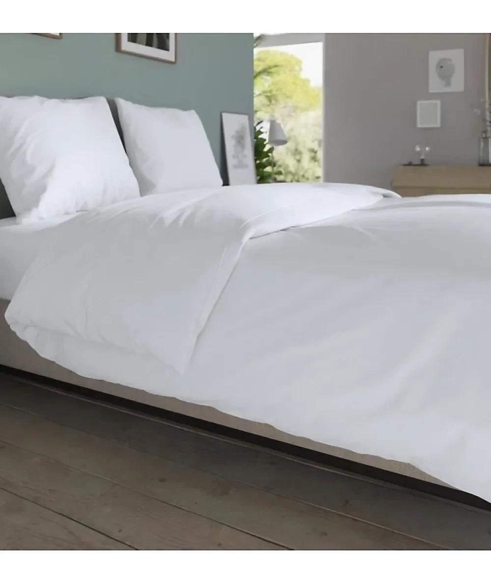 Dodo - Housse de couette - 260x240 cm - Coton - Antibactérien - Blanc - Fabriqué en France* Housse De Couette