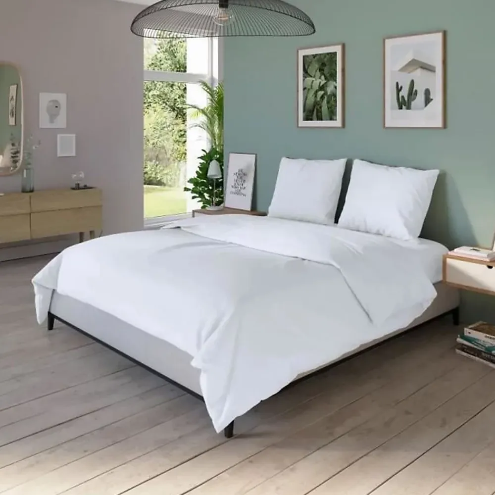 Dodo - Housse de couette - 260x240 cm - Coton - Antibactérien - Blanc - Fabriqué en France* Housse De Couette