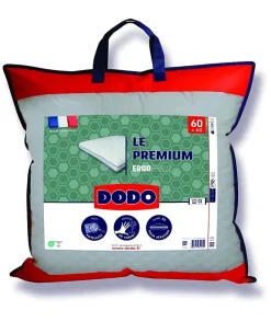 Dodo - OREILLER ERGONOMIQUE - LE PREMIUIM - 60X60 cm* Oreiller Mémoire De Forme