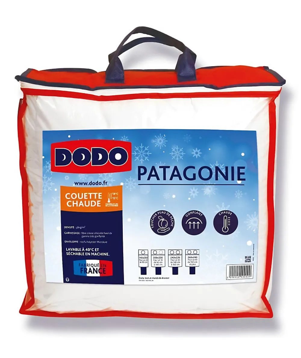 Couette chaude Patagonie blanc - 240x260 cm>Dodo Outlet