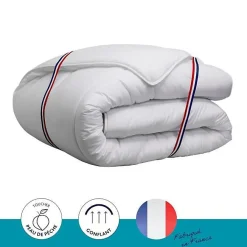 Couette légere Country - 240 x 260 cm - Blanc><noscript><img width=