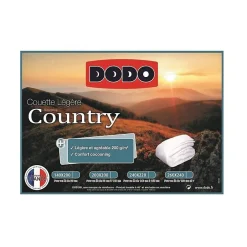 Dodo Couette légere Country - 140 x 200 cm - Blanc* Couette