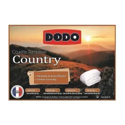 Dodo Couette tempérée Country - 220 x 240 cm - Blanc* Couette