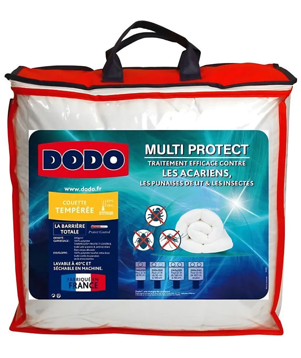 Couette tempérée MULTIPROTECT - 220 x 240 cm>Dodo Hot